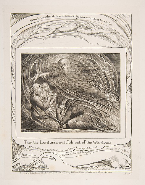 The Lord Answering Job out of the Whirlwind