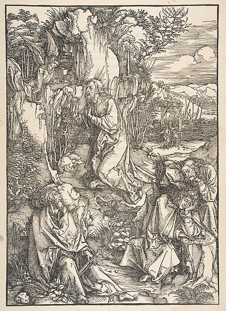 Christ on the Mount of Olives, from "The Large Passion"