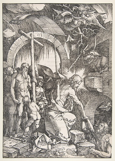Christ in Limbo, from "The Large Passion", edition 1511