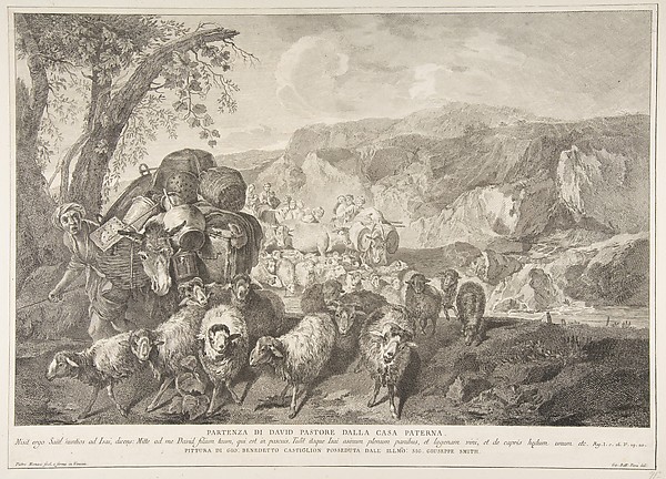Departure of David the Shepherd from the House of His Father (Partenza di David pastore dalla casa paterna)