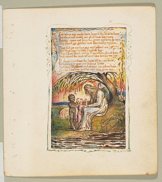 William Blake, Songs of Innocence: The Little Black Boy (second plate)