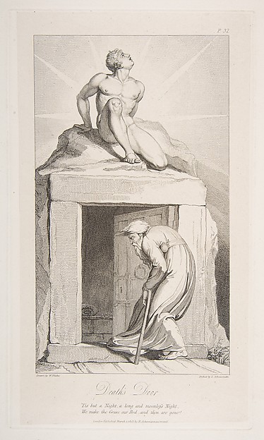 Death's Door, from "The Grave," a Poem by Robert Blair