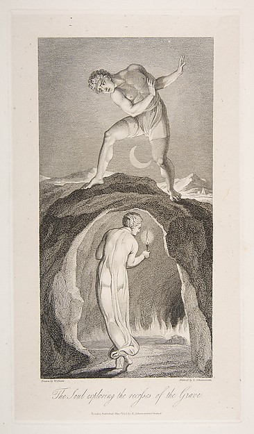 The Soul Exploring the Recesses of the Grave, from "The Grave," a Poem by Robert Blair
