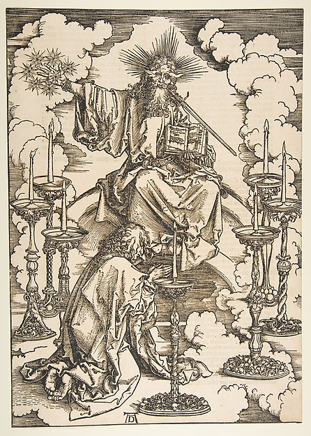 Saint John Beholding the Seven Golden Candlesticks, from "The Apocalypse"