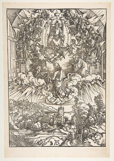 Saint John Before God and the Elders, from "The Apocalypse"