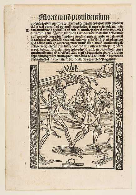Illustration from Sebastian Brandt: Navis Stultifera, Strassburg 1497