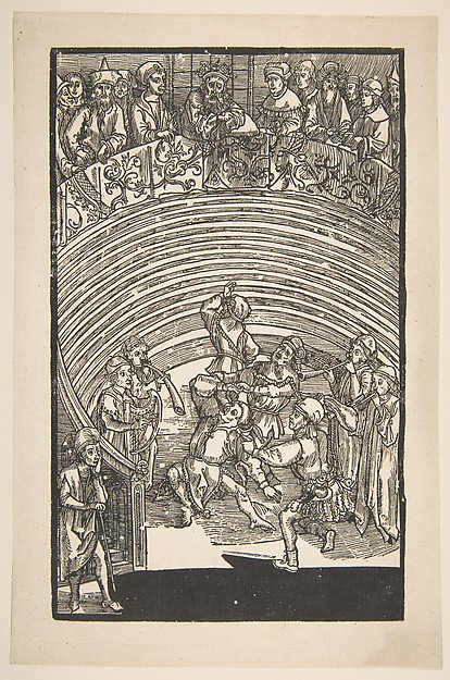 Illustration from The Comedie of Terence, 19th century reprint