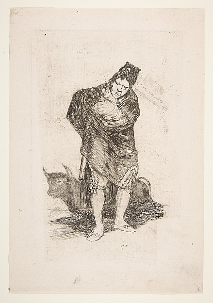 The cloaked man