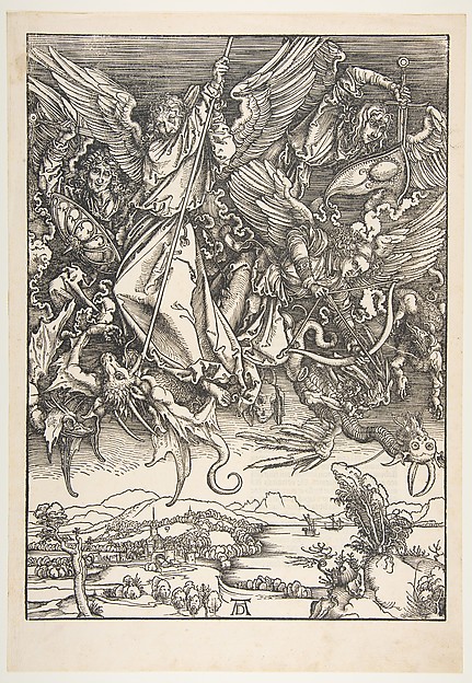 Saint Michael Fighting the Dragon, from "The Apocalypse"