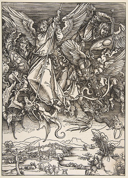 Saint Michael Fighting the Dragon, from The Apocalypse
