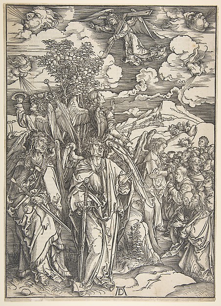 The Four Angels Restraining the Winds, from the Apocalypse series