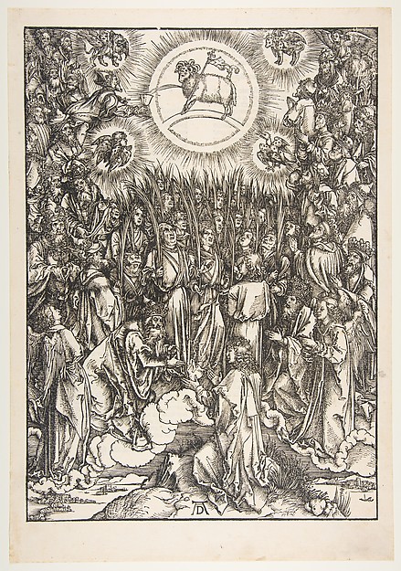 The Adoration of the Lamb, from "The Apocalypse"