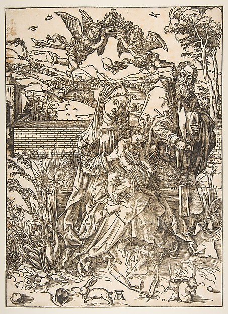 The Holy Family with the Three Hares
