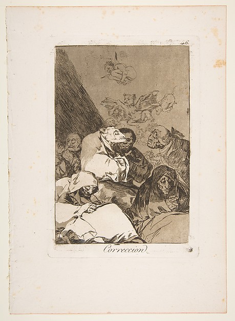 Plate 46 from "Los Caprichos": Correction (Correccion)