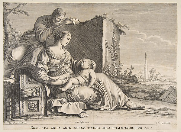 Holy Family by Claude Cherpignon