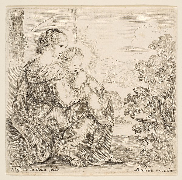 Virgin and Christ Child by Stefano della Bella