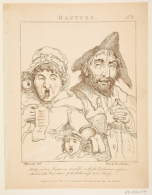 Rapture (Le Brun Travested, or Caricatures of the Passions)