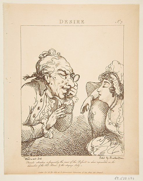 Desire (Le Brun Travested, or Caricatures of the Passions)