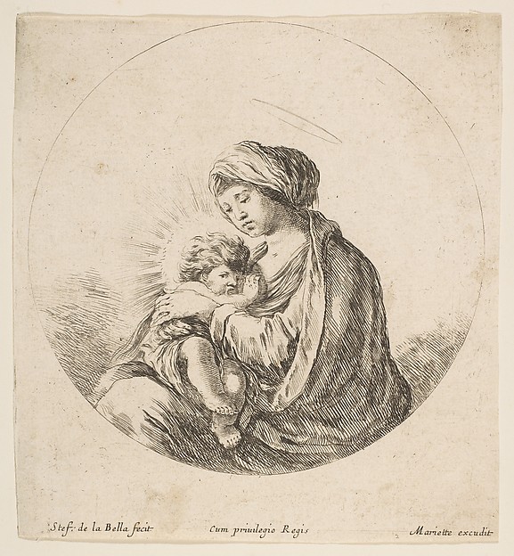 Virgin and Christ Child by Stefano della Bella