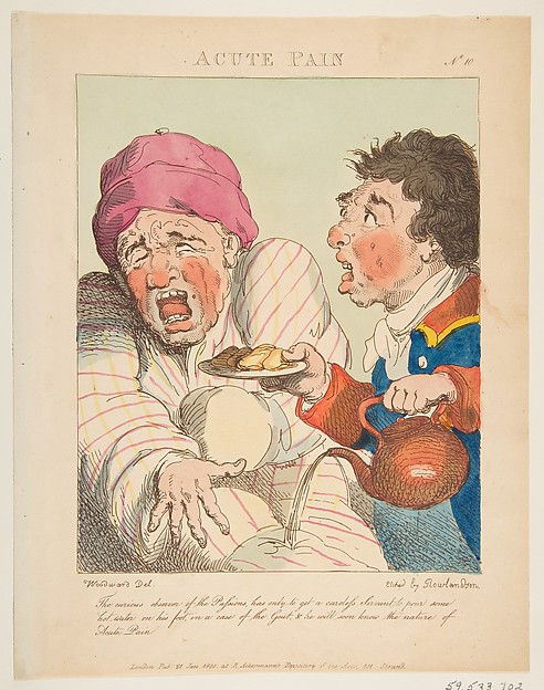 Acute Pain (Le Brun Travested, or Caricatures of the Passions)