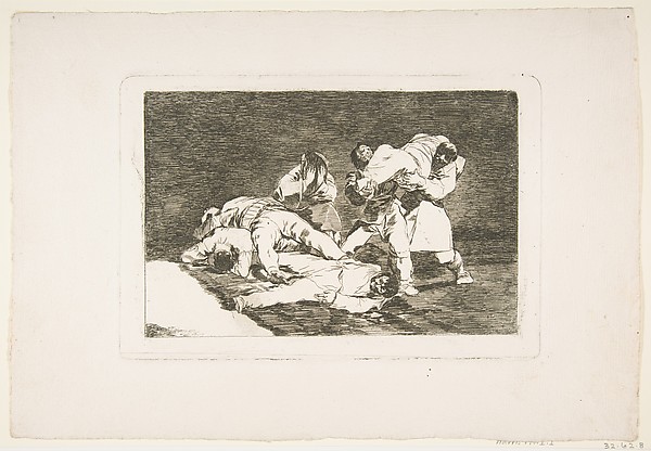 Plate 21 from "The Disasters of War" (Los Desastres de la Guerra): 'It will be the same' (Será lo mismo)
