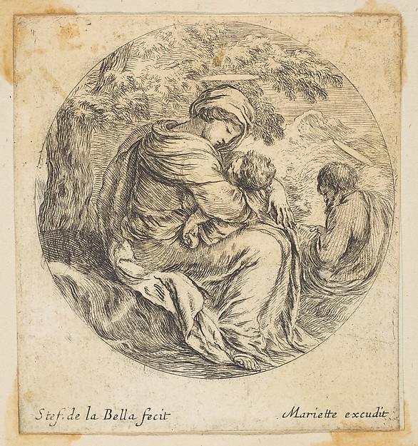 Rest on the Flight into Egypt by Stefano della Bella