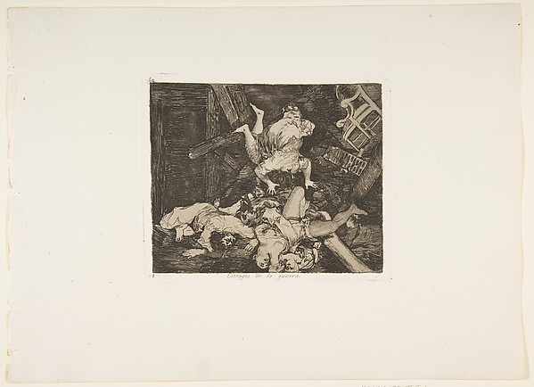 Plate 30 from "The Disasters of War" (Los Desastres de la Guerra): Ravages of war (Estragos de la guerra)