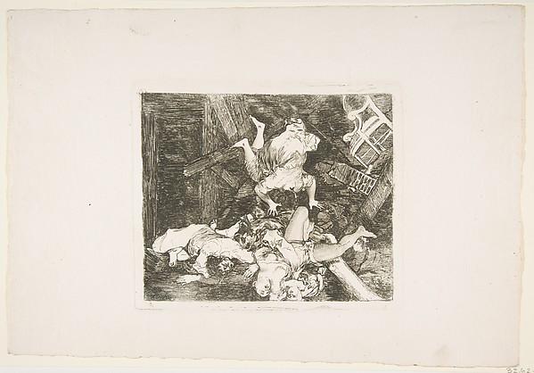 Plate 30 from "The Disasters of War" (Los Desastres de la Guerra): 'Ravages of War' (Estragos de la guerra)