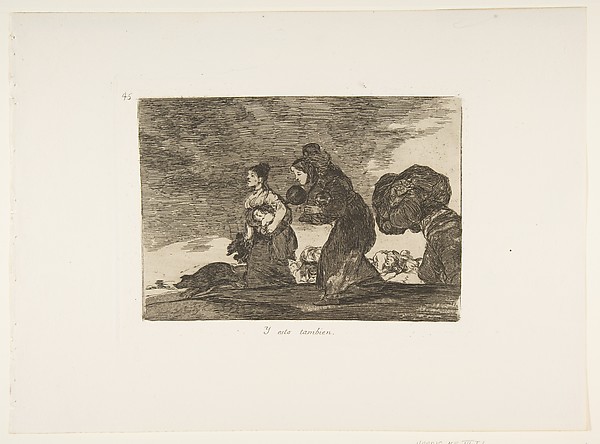 Plate 45 from "The Disasters of War" (Los Desastres de la Guerra): 'And this too' (Y esto tambien)