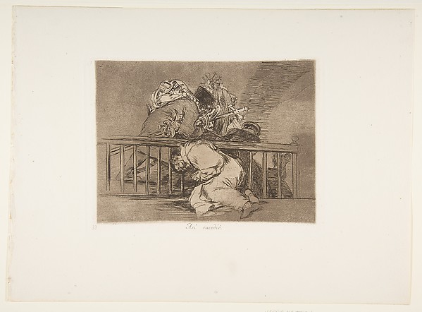 Plate 47 from "The Disasters of War" (Los Desastres de la Guerra): 'This is how it happened' (Así sucedió)