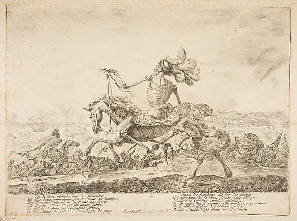 Death on a Battlefield, from "The five deaths" (Les cinq Morts)