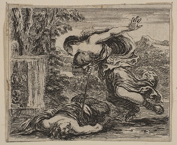Pyramus et Thisbe, from 'Game of Mythology' (Jeu de la Mythologie)