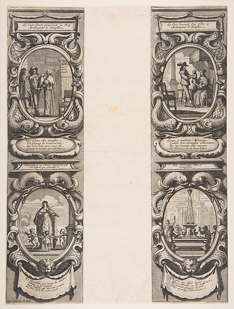 Almanach for 1639: Louis XIII and Anne of Austria entrusting the Kingdom and the Heir Apparent to the Virgin