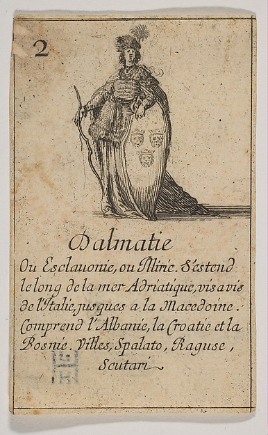 Dalmatie, from "Jeu de la Géographie"