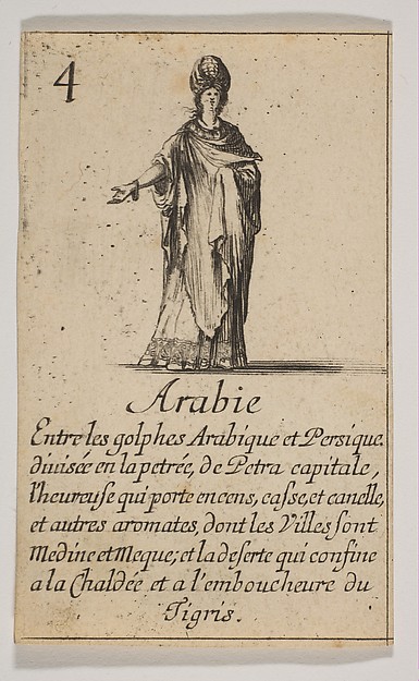 Arabie, from "Jeu de la Géographie"