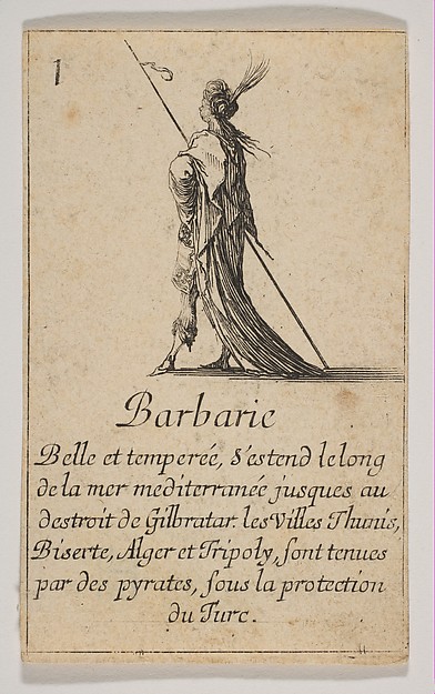 Barbarie, from "Jeu de la Géographie"