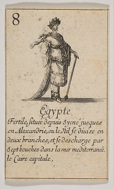 Egypte, from "Jeu de la Géographie"
