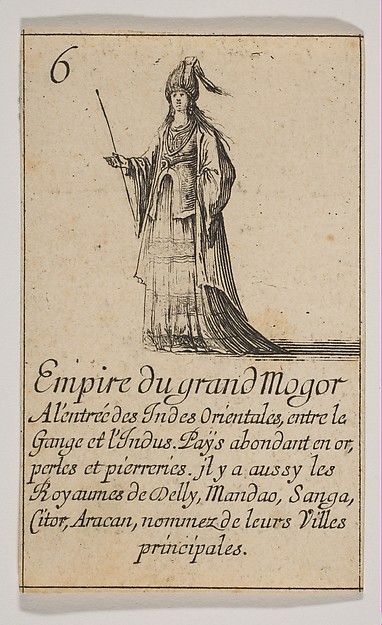 Empire du grand Mogor, from "Jeu de la Géographie"