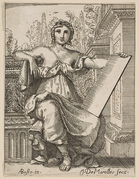 Seated Woman Holding a Tablet