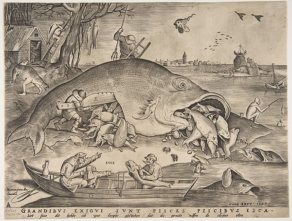 Pieter van der Heyden, Big Fish Eat Little Fish