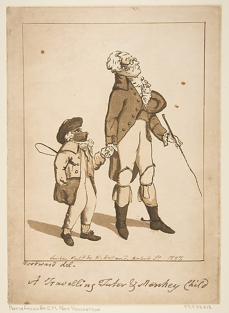 A Travelling Tutor and Monkey Child