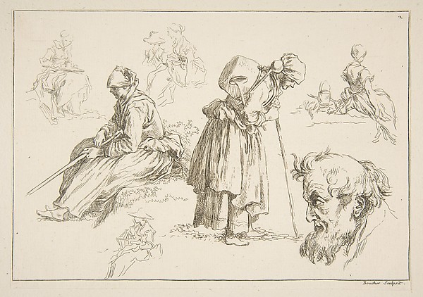 Sheet of Sketches