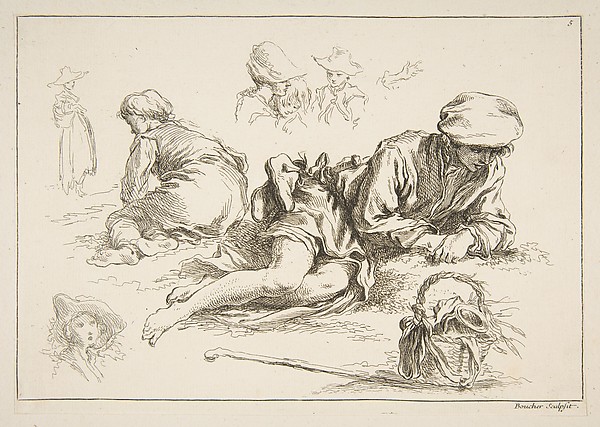 Sheet of Sketches
