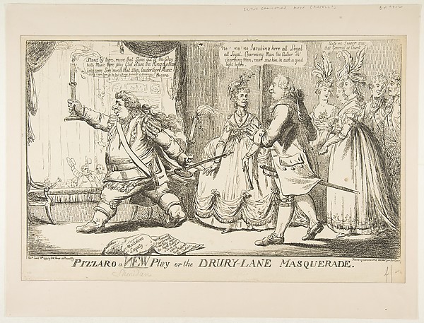 Pizzaro a New Play or the Drury-Lane Masquerade