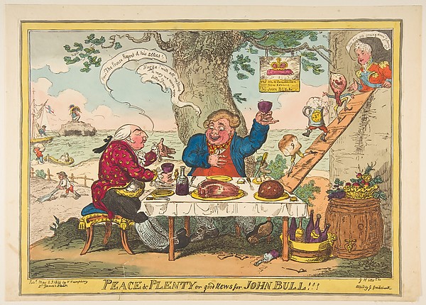 Peace and Plenty or Good News for John Bull!!!