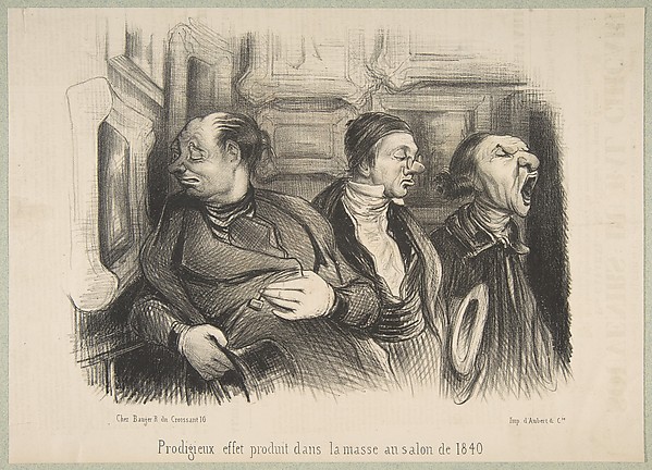 Prodigieux Effet Produit dans la Masse au Salon de 1840