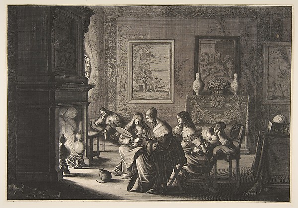 Foolish Virgins Sleeping (Les Vierges folles sommolent en attendant l'arrivée de l'époux)