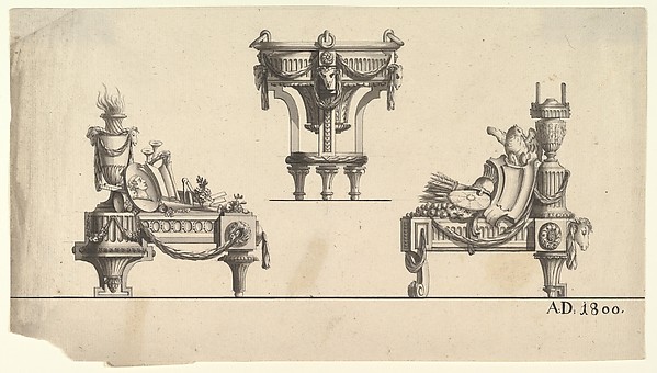 Three Designs for Architectural Trophies