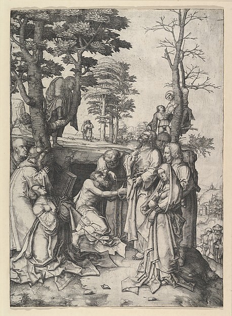 The Raising of Lazarus by Lucas van Leyden