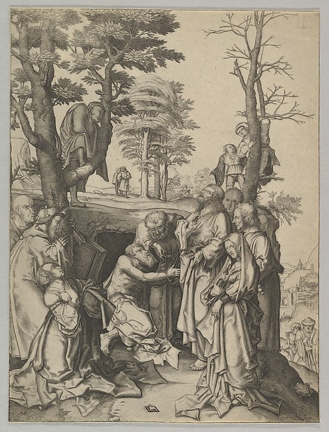 The Raising of Lazarus (copy) by Lucas van Leyden